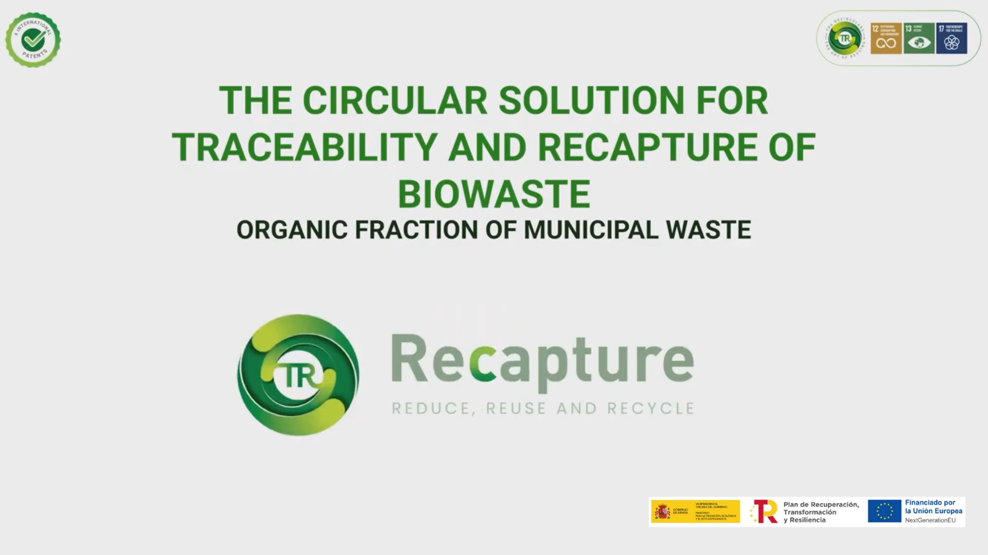 Portada Vídeo The Recapture English