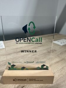Premio Open Call Waste Management Startups ganado por TR Recapture
